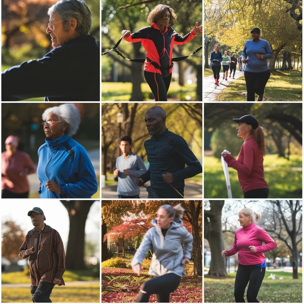 Various exercise modalities for cancer recovery, including walking, resistance training, and tai chi
