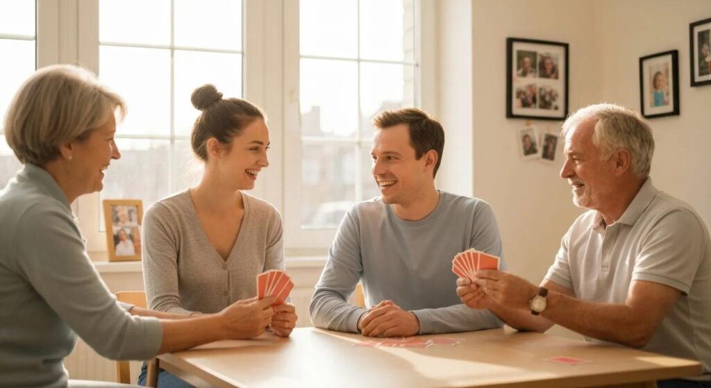 Family support in cancer rehabilitation, illustrating the importance of social connections for emotional health